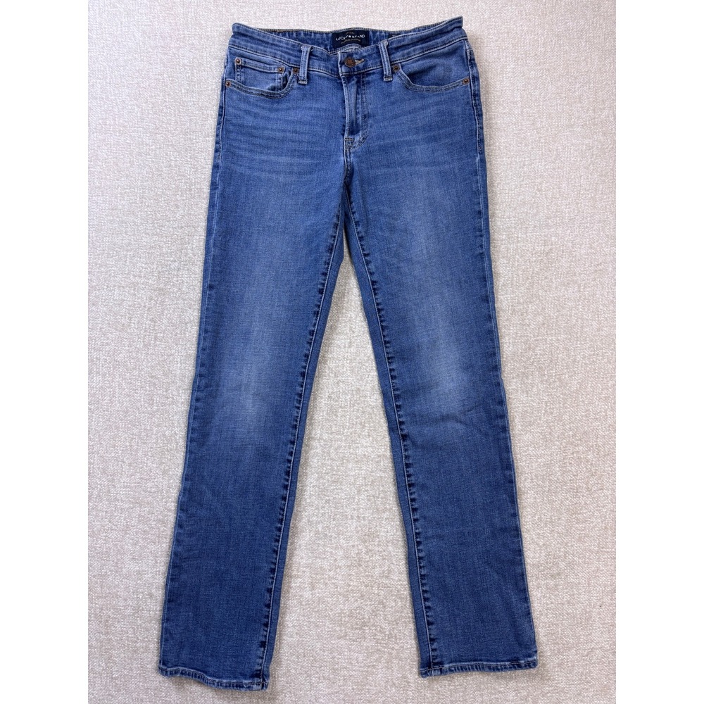 Lucky Brand Sweet Straight Jeans Womens 6/28 Medium Wash Blue Denim Stretch